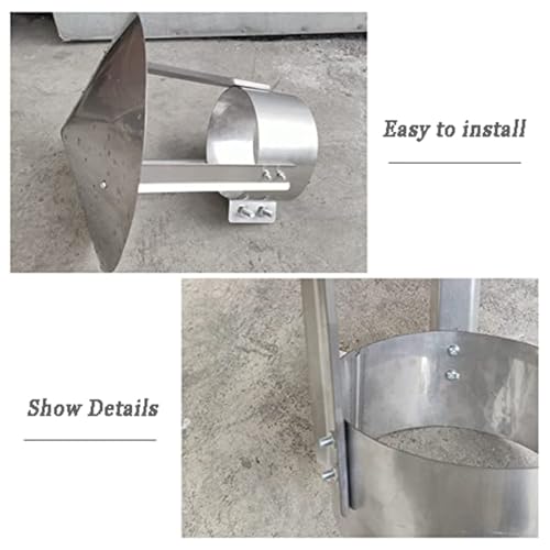 Tapa de Chimenea de Cono Superior Redonda para Salida de Humos Exterior 4