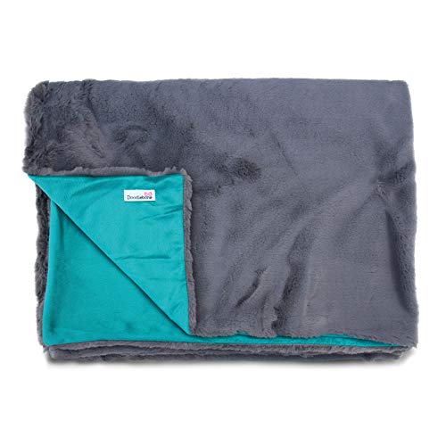 Couverture pour chien Doodlebone chaude et lavable en fausse fourrure