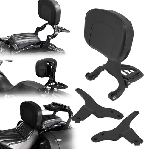 Dossier de passager conducteur réglable moto pour Harley Touring 1997-2008