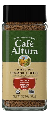 Cafe Altura Organic, Fair Trade, Freeze Dried Instant, 3.53 Oz