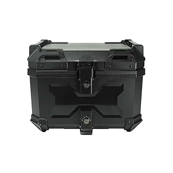 リアボックス 45L ABSとアルミ製 頑丈 オフロード　バイク ツーリング バイク汎用 リアボックス 45L 大容量 トップケース キャリア