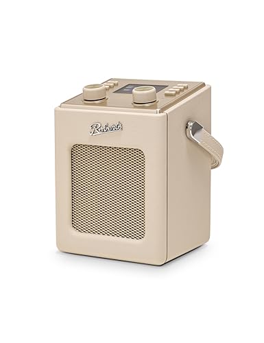Revival Mini 2 Dab+/FM/Bluetooth Portátil Radio Despertador, Pastel Crema