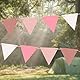Tiardey 12 Flaggen Camping Wimpel Leder Banner Outdoor Hängeflagge - 4 Farben 12St