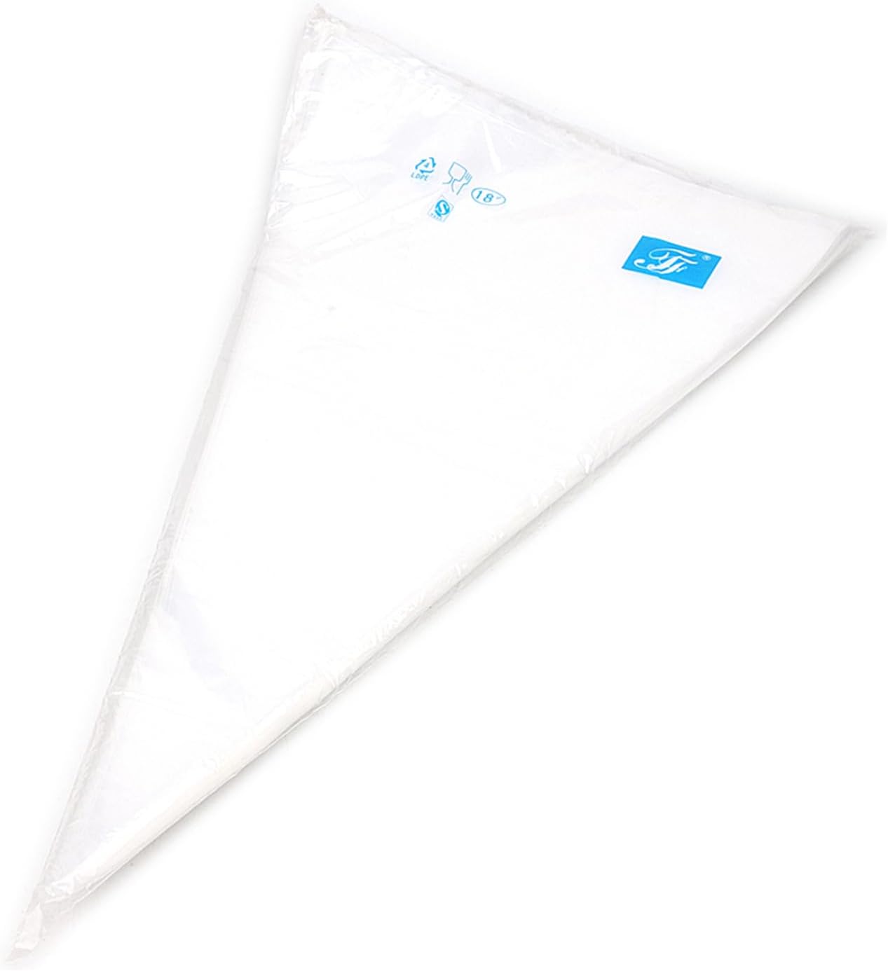 12 16 18 Inches Premium LDPE Piping Bag Flexible Plastic Pastry Cookie Dessert Maker DIY Home Cake Decorating Tools 100pcs (18 Inch Pastry Bag 100pcs)