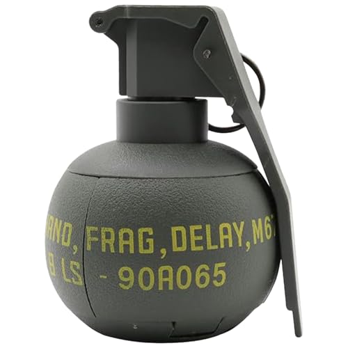 Gunyoo M67 Granate Spielzeug Kunststoff Handgranaten Spielzeug für Outdoor CS Spiel Cosplay Requisiten Geschenk 14+ (Grün)