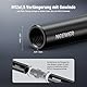 NEEWER 15mm Stange (8/20cm lang, 2er Pack), Aluminiumlegierung ausziehbare 15mm Verlängerungsstangen für 15mm LWS Rod Schienensystem Schulter Rig Video Rig Grundplatte, SR022