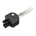 Uncut Remote Flip Key Head W/Transponder Chip fits Mazda 2/3/5/6/CX-7/CX-9/MPV/MX-5/RX-8 with Chip