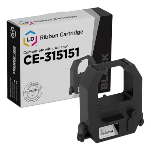 Cinta para impresora compatible Amano CE-315151 negro miniatura 1