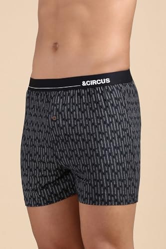 Image of &Circus Men's Puresoft Beechwood Modal Boxers | Ultra Soft Elastane Stretch Mens Breathable Boxer Innerwear Men