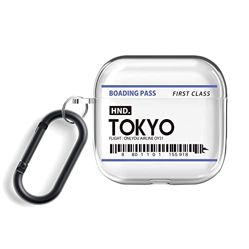 ONLYOU Airpods4 p P[X 킢  ؍ TPU `Pbg q Vv NA  GA[|bY4 Jo[ fB[X Y  CzP[X Jri tbN (Airpods4(4) TOKYO)