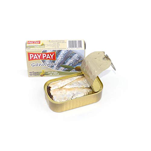 Lot de 10 boites de sardines à l'huile d'olive de marque pay pay