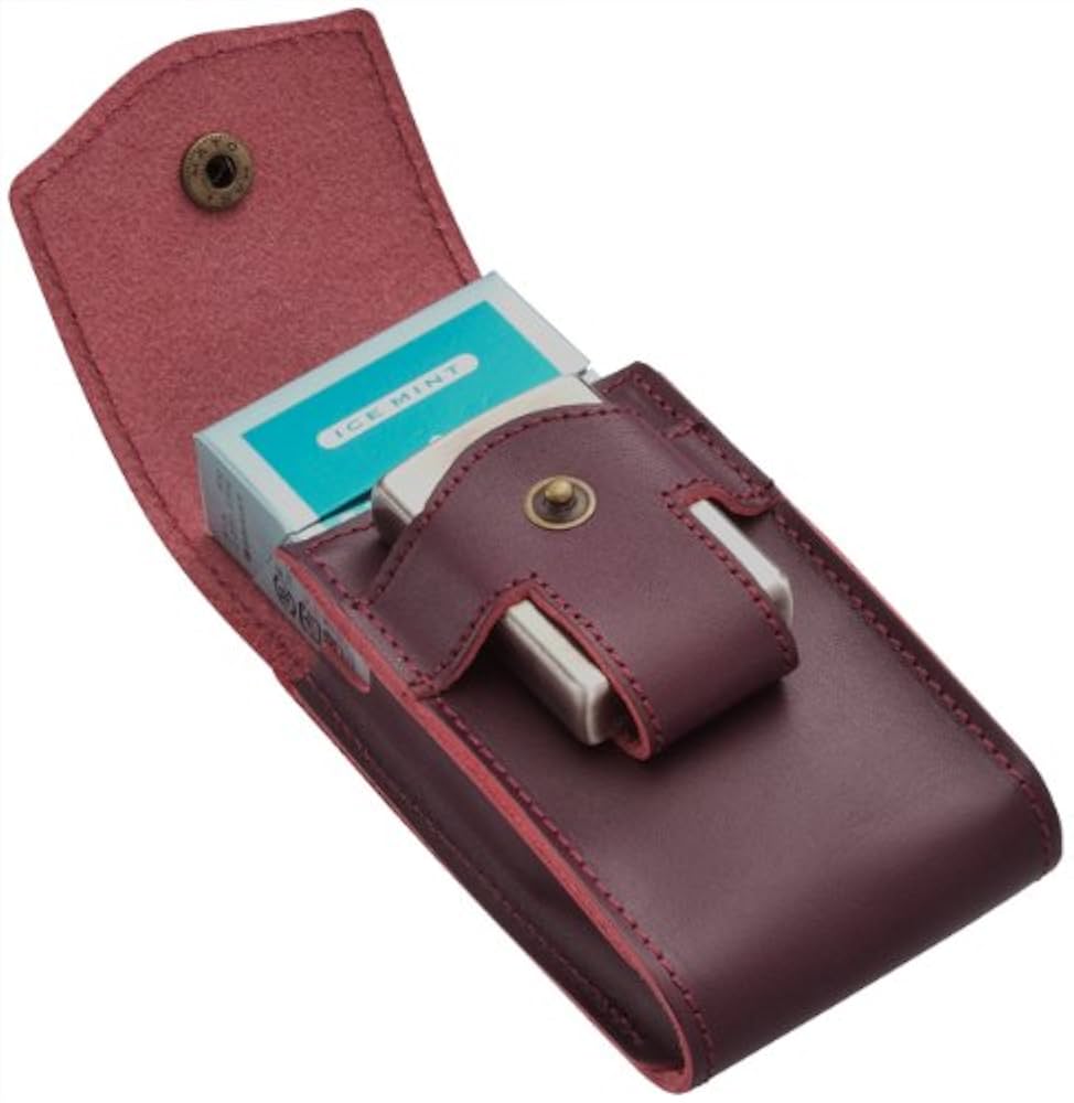 Amazon.co.jp: ペンギンライター タバコケース 革 日本製 ダーク