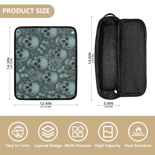 Bolsa de Viaje para Herramientas de Cabello con Tapete Resist. al Calor miniatura 4