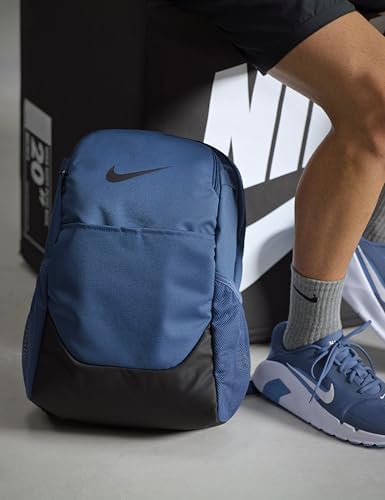 Nike Brasilia Backpack (X-Large), Diffused Blue/Black/Black, MISC - 1