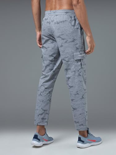 Image of TECHNOSPORT Men's Straight Fit Active Sports Cargo Track Pant with Ts Lytra