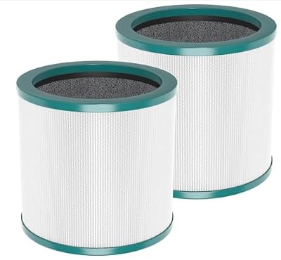 2Packs TP01 HEPA Filter Replacement Compatible with Dyson Tower Purifier Pure Cool Link TP01, TP02, TP03, AM11, BP01 Models, Replace Part 968126-03