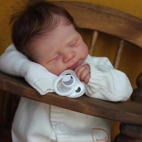 Muñeca Reborn Bebé 18 Pulgadas Silicona Realista miniatura 1