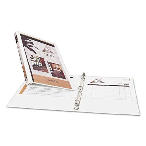 Image of Economy Reference View Binder, 1 /2in Capacity [Set of 3] Color: White
