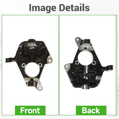 munirater Pair of 2-Inch Front Drop Lowering Spindles Replacement for Silverado 1500 1999-2006 Replacement for Sierra 1500 2WD 1999-2006 - Image 4