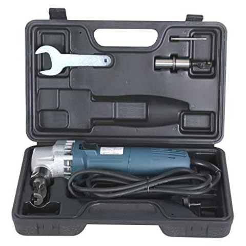 Arebos Cizalla Para Metal 380W o 625W | Cortadora Metal | Cizalla Electrica | incl. estuche | Adecuada para Acero, Acero Inoxidable y Plástico Cover