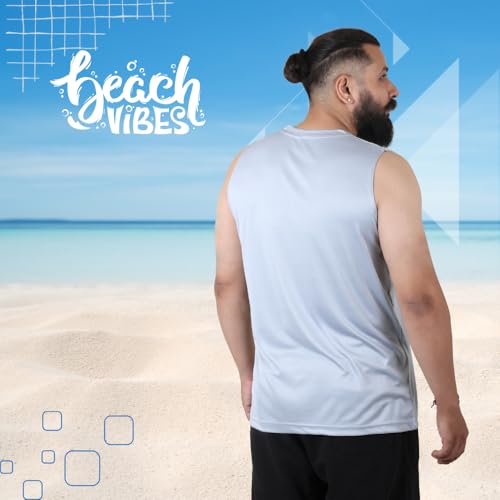 Image of Sleeveless T Shirts for Men - Gym Vest, Sando Tank Top Wear, Workout Baniyan, Stringers Inner Shirt, Bodybuilding Tshirts, Sports Tshirt Vests, Stylish Tanks Tops