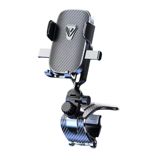 R-timer Soporte Movil Coche para Honda HR-V II/2 | 2015-2020, Salpicadero,Soporte para Teléfono para Automóvil Ajustable y Giratorio de 360 Grados,Carbon Fiber