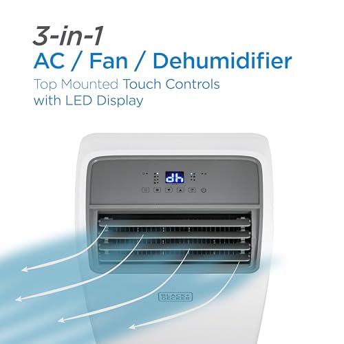 BLACK+DECKER Portable Air Conditioner, 14,000 BTU, BPT10WTB, White by BLACK+DECKER - Image 5
