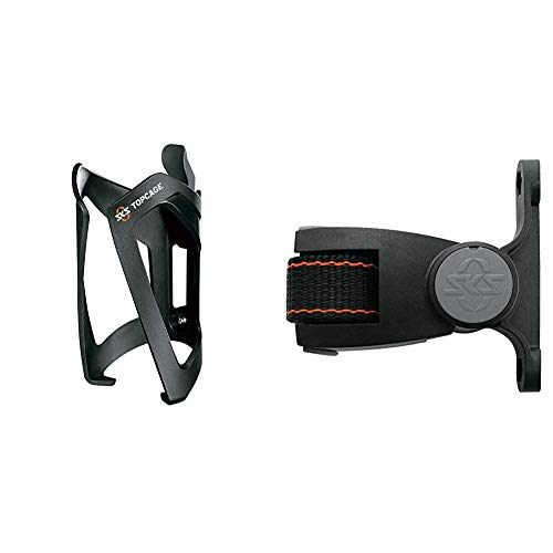 SKS Adapter Anywhere mit Topcage, Schwarz, 10 x 10 x 25 cm, 11231 & GERMANY FLASCHENHALTER-ADAPTER für Fahrräder, Fahrradzubehör (Adapter für