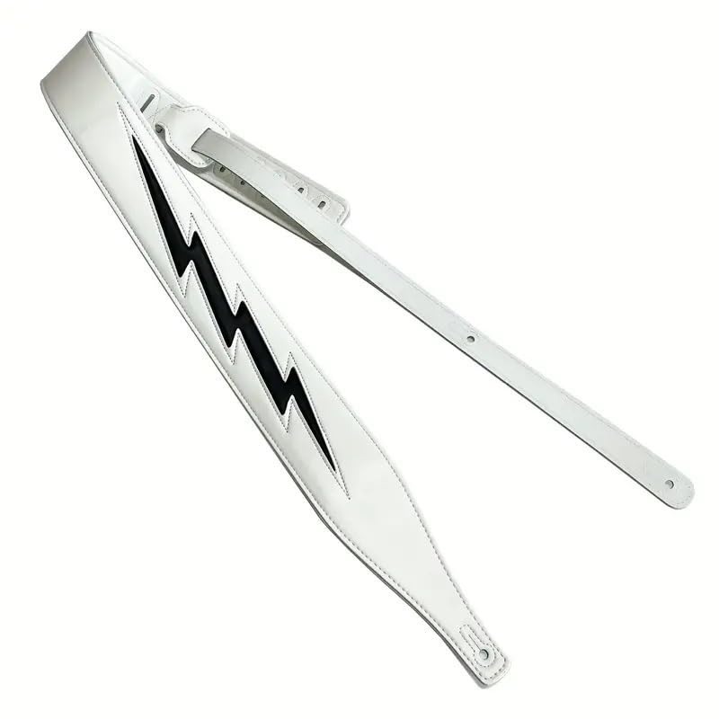 BoBoHui Correa de Guitarra Ajustable de Cuero sintético for Guitarras eléctricas, acústicas y Bajas,...