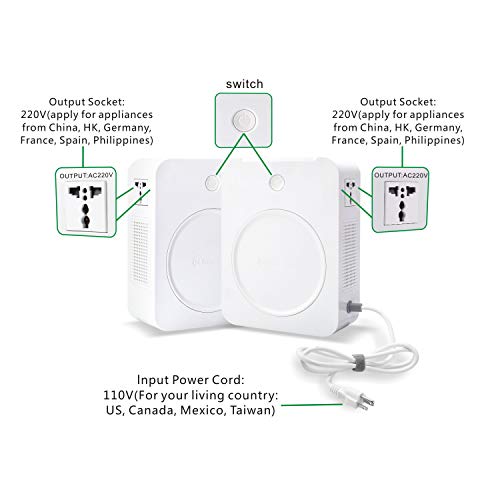 Uyoyous 3000 Step Up Voltage Converter 110V To 220V 2000W Heavy Duty Power Converter Transformer thumb #3