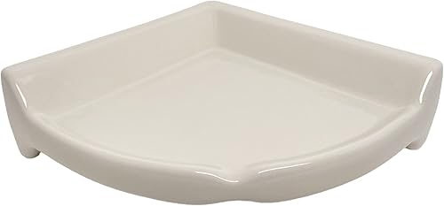Tenedos Accesorio de baño de cerámica esmaltada con almendra de hueso (ducha de esquina de gran tamaño)-no apto para instalación en superficie