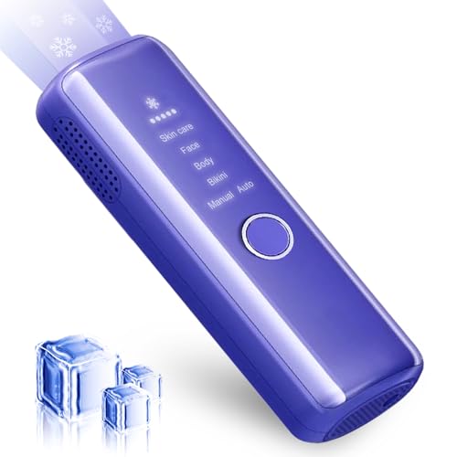 IPL Hair Removal,Laser Hair Removal,hair removal device,Permanent Hair Removal With Ice-Cooling,At-Home Hair Remover,Painless & Long-Lasting Results,Holiday gifts for women and men.