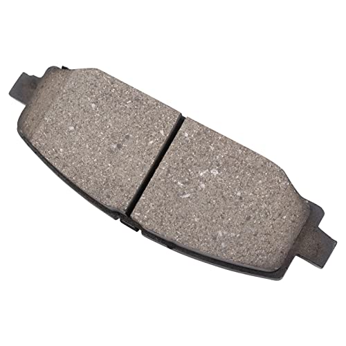 Image of TRQ Rear Brake Pad and Rotor Set Ceramic Vented Rotors 342mm Compatible with 2018-2021 Jeep Wrangler