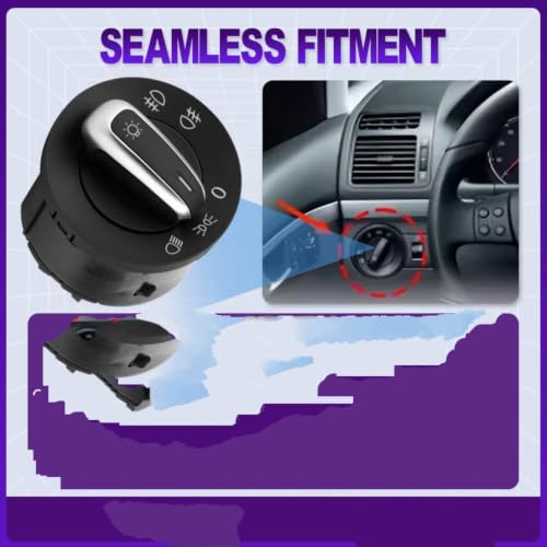 Interruptor de luces de 10 pines para coche VW Scirocco EOS y Tiguan 5