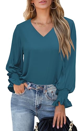 Image of Aifer Womens Long Sleeve Shirts Crew Neck Pullover Sweatshirt Pattern Raglan Casual Tunic Tops