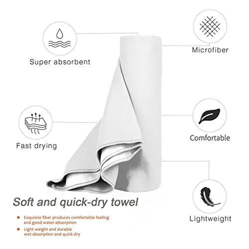 Serviette de plage microfibre grand format TILEZE drap de bain 2pc - 8