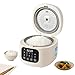 XVersion 2L Low Sugar Rice Cooker with Steamer – Smart Multi Cooker for Rice, Soup, Stew & Cake – Timer, Reservation & Keep Warm - Electric Rice Maker for Home/Kitchen/Family (Cream)