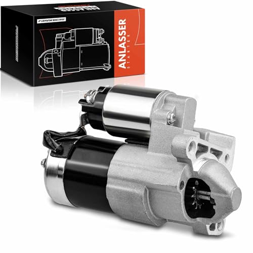 Frankberg Motor de arranque para automóvil Diesel 1,4 KW/12 V/12 Dientes Compatible con Clio II BB CB Micra III K12 Logan LS Kangoo KC0/1 M.e.g.a.n.e II BM0/1 Replace# M000T81291