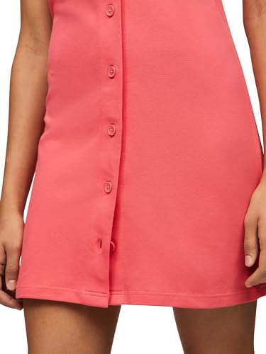 Image of Tommy Jeans Women's Casual Mini Polo Shirt Dress with Logo Detail