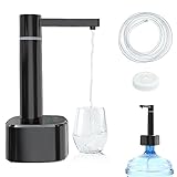 Bedside Water Dispenser, Portable Desktop Water Dispenser for 1-5 Gallon Bottle, 2-in-1 Electric Tab