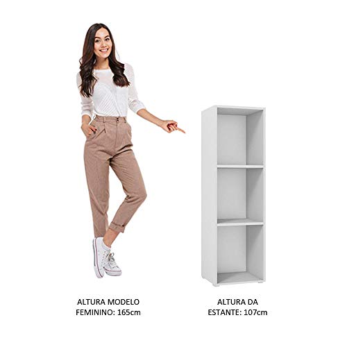 Estante Madesa Tutti Colors 3 Nichos