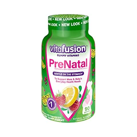 Vitafusion - PreNatal Vitamins Natural Lemon & Raspberry Lemonade Flavors - 90 Gummies Cover