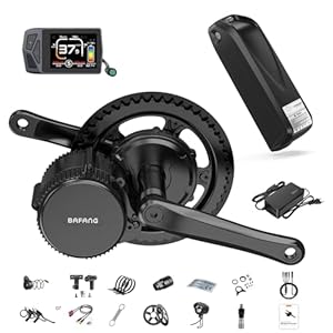 BAFANG Middenmotor 250W 48V BBS01B E-bike Conversiekit – Transformeer je rit met EKD01 Display en G340 Motor, geschikt voor BB68mm Mountainbike, Racefiets, Woon-werkfiets, DIY eBike Kit