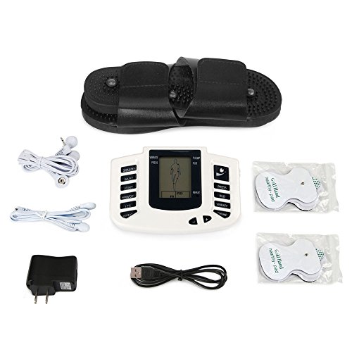 GENERIC 110V, : New Electrical Stimulator Full Body Relax Muscle Massager,Pulse tens Acupuncture with therapy slipper+ 4pads Health care JR309