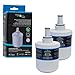 Price comparison product image FilterLogic FFL-180SK | Pack of 2 - Fridge Water Filter Compatible with Samsung HAFIN2/EXP, DA29-00003G, HAFIN2, HAFIN1/EXP, HAFIN1, DA29-00003F, HAFIN, DA97-06317A Internal Filter for Refrigerator