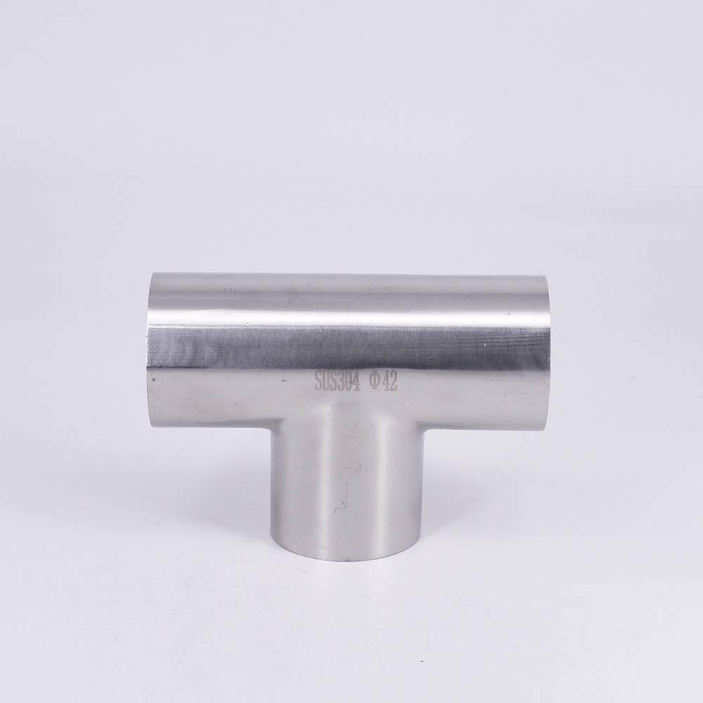 Conector de acero inoxidable, soldadura a tope de diámetro exterior de tubería, estándar DIN Conector de soldadura a tope de diámetro exterior de tubería de 14 mm-104 mm Conector de 3 vías Accesorio d