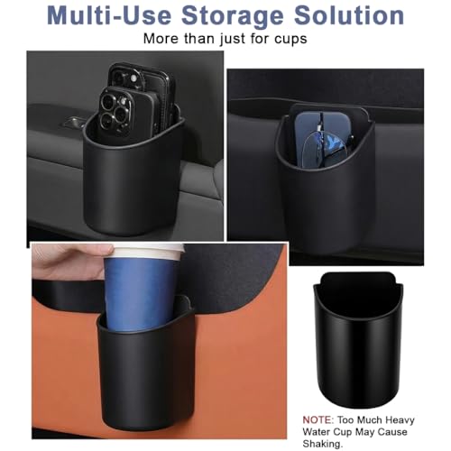 Image of STHIRA Clamp-On Water Bottle Cup Holder for Car Back Clip Durable PC Easy Access Organizer Bottle Coffee Accessories Phones Car Organiser Storage