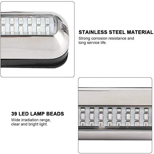 Namvo 39 LED, luci subacquee in acciaio inox, per
