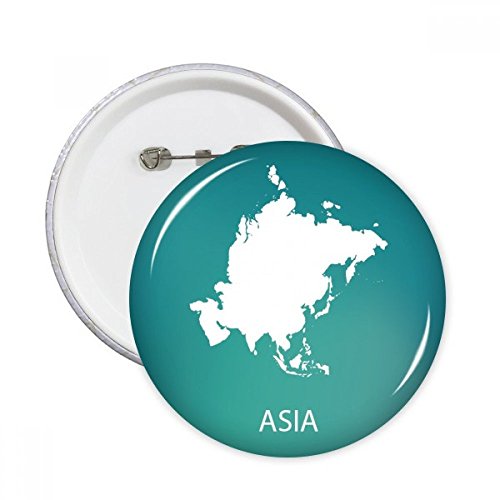 Pins contour Asie pour personnaliser vos sacs de voyage et vestes en lot de 5 badges M