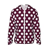 Élégant et pratique : combinant style et fonctionnalité, ce sweat à capuche violet à pois roses pour femme comprend une poche intérieure gauche pour ranger les petits objets essentiels. Son design complète n'importe quelle garde-robe, que vous soyez à la recherche d'une veste d'été pour homme, d'un sweat-shirt zippé pour femme ou d'une veste légère pour femme